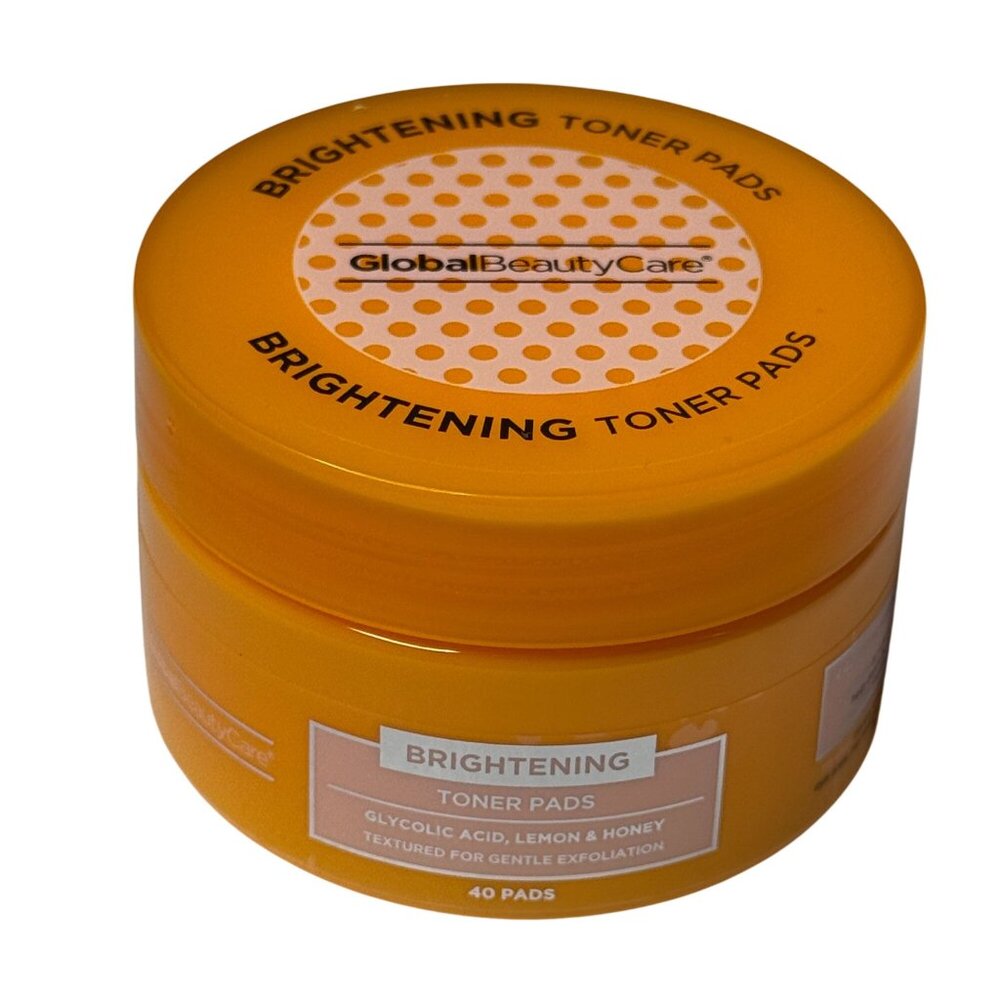 Global Beauty Care Brightening Toner Pads 40ct New
